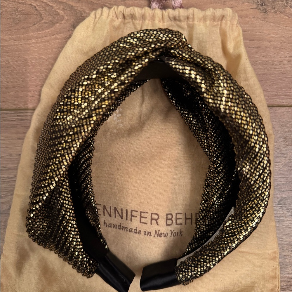 Jennifer Behr Gold Headband